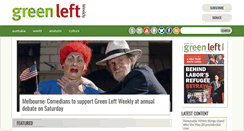 Desktop Screenshot of greenleft.org.au