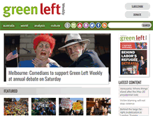 Tablet Screenshot of greenleft.org.au